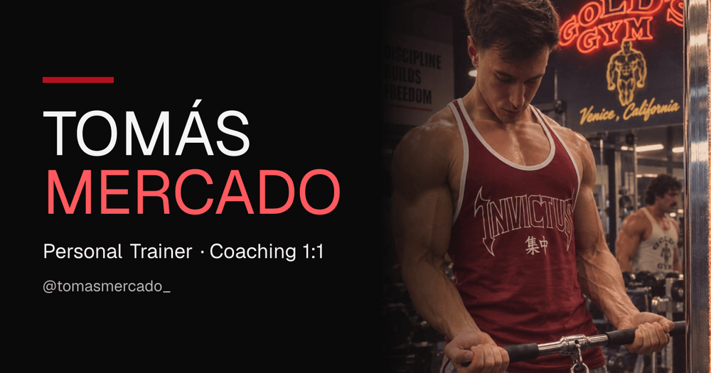 Tomás Mercado · Personal Trainer